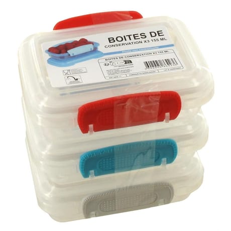 Boites de conservation x 3 155 ml