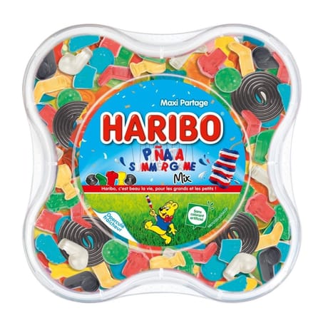 Haribo boîte summer foot assort mix 600g