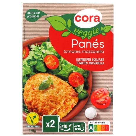 Cora pané mozzarella 180g