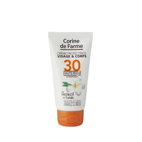 Corine de farme crème protectrice visage et corps spf30 tube 50ml