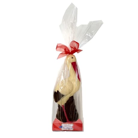 Fortwenger moulage grande cigogne 34.5 cm au chocolat blanc -500g