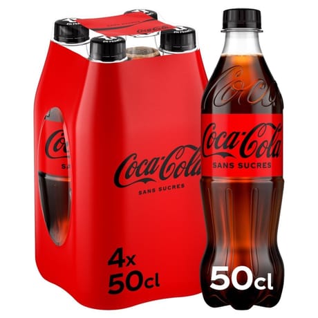 Coca-Cola zero 4x50cl