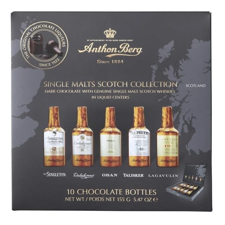 Anthon berg coffret single malts scotch 10 pieces