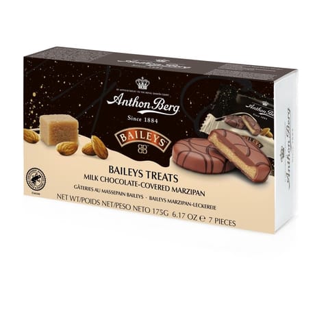 Anthon berg palet pate d'amande chocolat fourre baileys