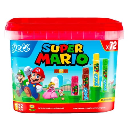 Yeti tube à congeler panaches seau super mario 72x30g