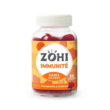 Zohi complément alimentaire immunité parfum framboise sureau ss 180g