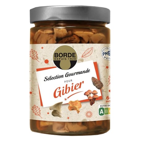 Borde garniture de champignons 290g