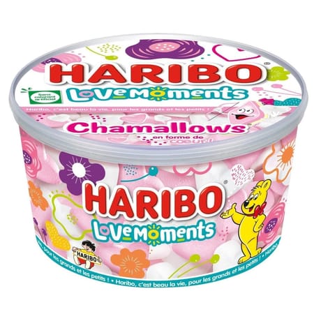 Chamallows coeurs love moments 350g