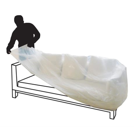 Housse de protection transparente pour canapé