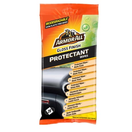 Armor all lingette tableau de bord - finition brillante x 20 226g