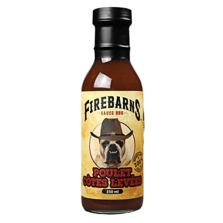 Sauce bbq poulet et côte levée 350g Firebarn's