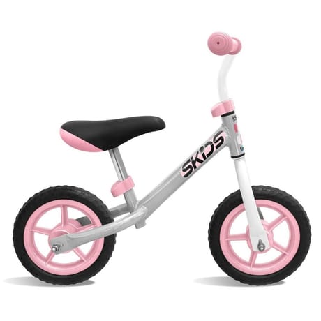 Draisienne enfant rose et gris skids control