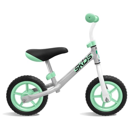 Draisienne enfant turquoise et gris skids control