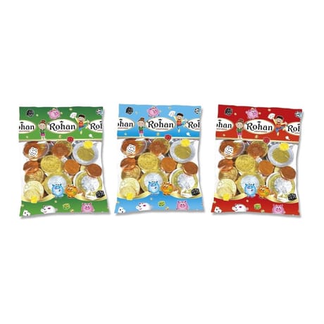 Rohan chocolats sachet pièces de monnaie 100g