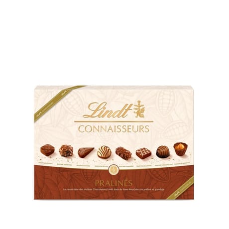 Lindt connaisseurs pralinés boite 409g