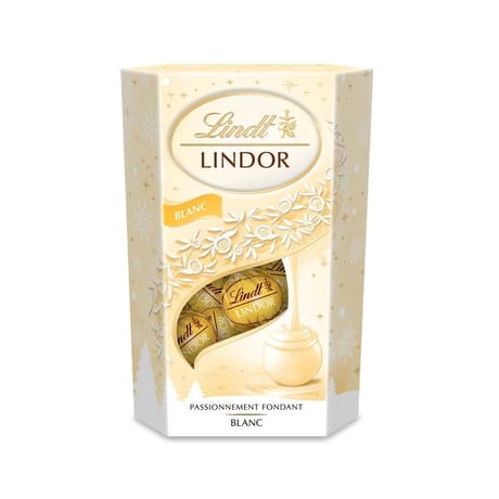 Lindt lindor cornet blanc 200g