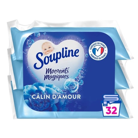 Soupline doses moments magiques assouplissant calin d'amour 3x200ml