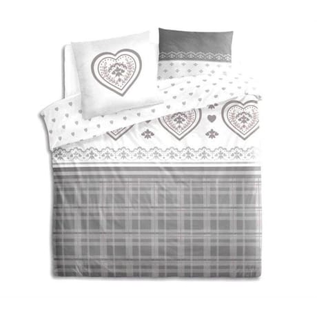 Parure housse de couette 140x200cm + 1 taie 63x63cm anais