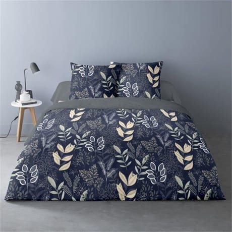 Parure housse de couette 240x220cm + 2 taies 63x63cm gaia