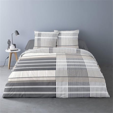 Parure housse de couette 240x220cm + 2 taies 63x63cm sven