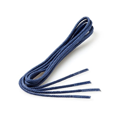 Lacet cire bleu 60cm De Clermont