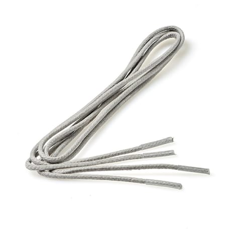 Lacet cire gris 75cm De Clermont