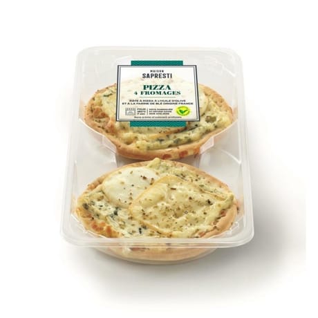 Pizza 4 fromages 2X 140g