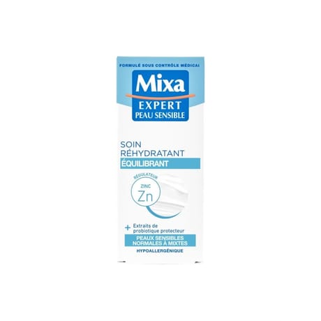Mixa soin réhydratant équilibrant peaux sensibles normales à mixtes 50ml