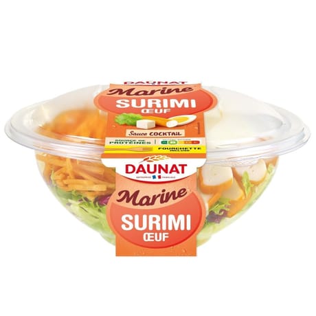 Daunat bulle fraîcheur salade surimi crudités 250g