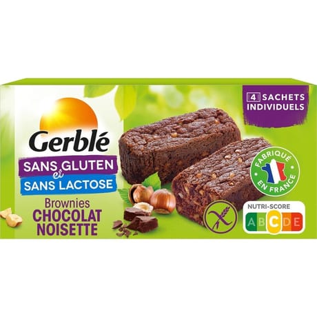 Gerblé brownie choco noisette sans gluten 150g