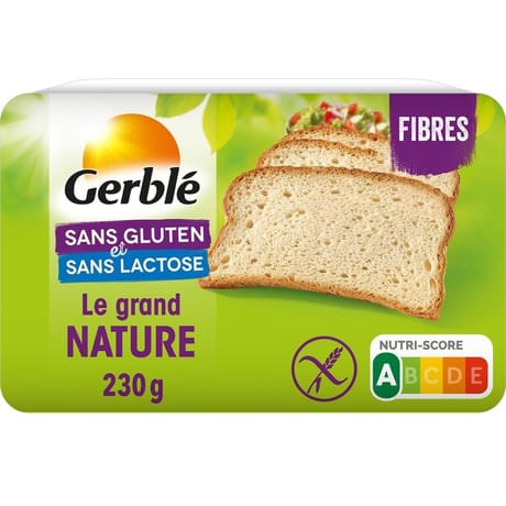 Gerblé pain de mie le grand nature sans gluten 230g