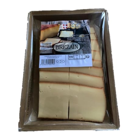 Brezain tranchettes au lait de vache pasteurisé slice pack 360g