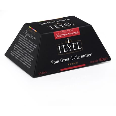 Feyel foie gras d'oie entier barquette 180g