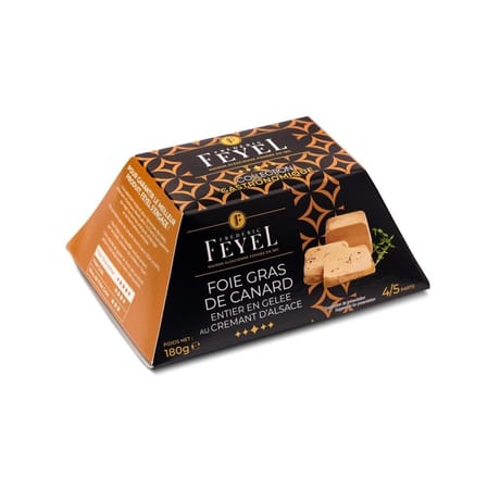 Feyel foie gras de canard entier en gelée au crémant d'Alsace 180g