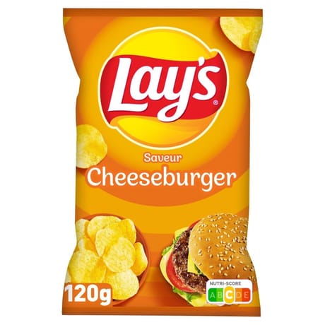 Lay's chips saveur cheeseburger 120g