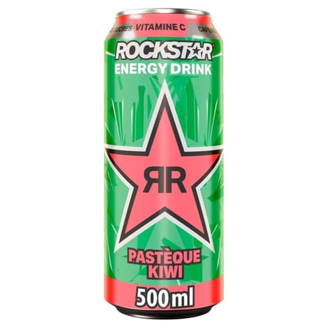 Rockstar boisson énergisante pasteque kiwi 500ml