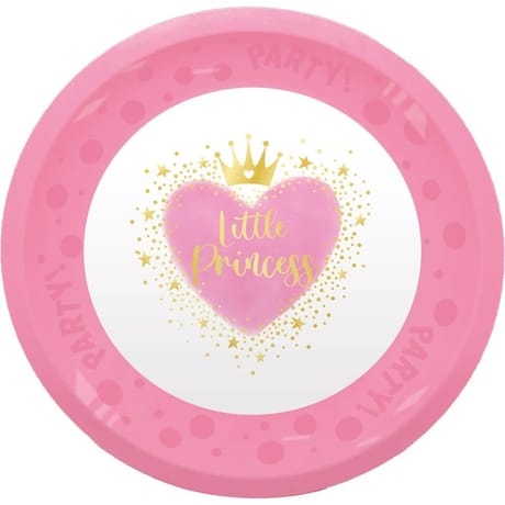 Assiette réutilisable 21cm my little princess
