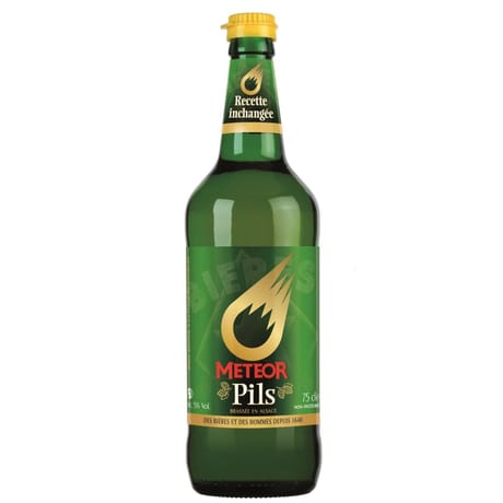 Météor Pils Bière en pack  5% Vol.75cl