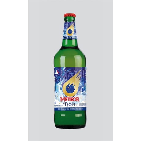 Meteor bière de Noël 75 cl 5,8% Vol.