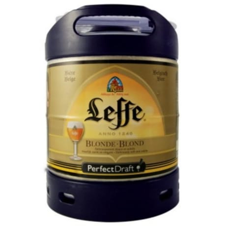Leffe blonde perfect draft 6l fût 6.6%.vol
