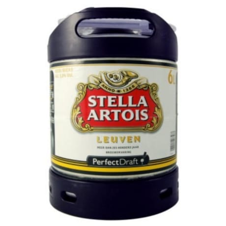 Stella artois 6L fut 5%.vol