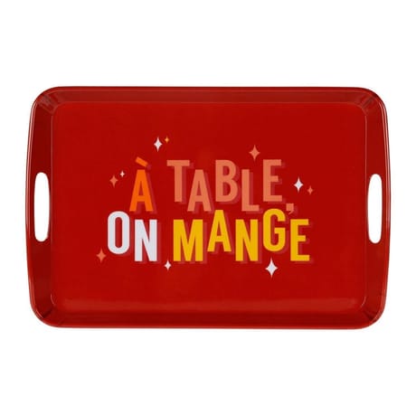 Plateau 46x31 melamine 30% melamine 70% uree 690gr shiny design motus