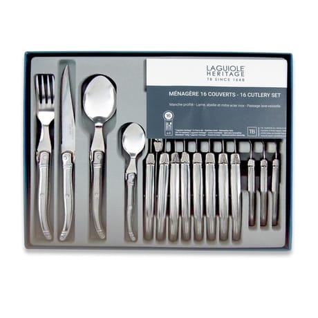 Menagere 16 pieces laguiole metal