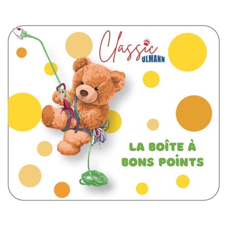 Boite bons points metal girafe