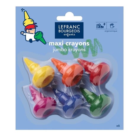Lefranc & Bourgeois - baby crayon color & co blister x6