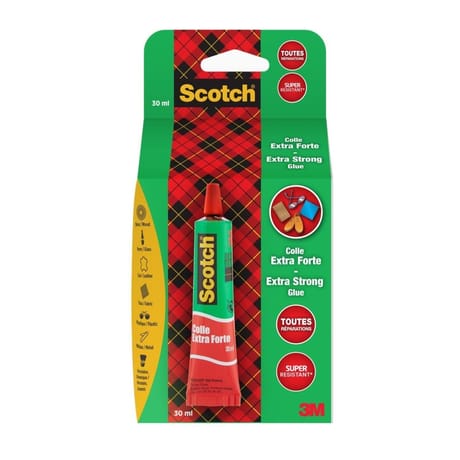 Tube colle scotch extra forte 20g sans acetone tube aluminium