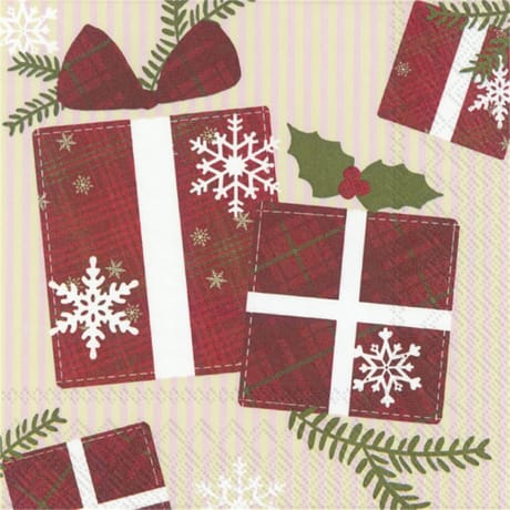 20 Serviettes 33x33cm 3 plis noel 6