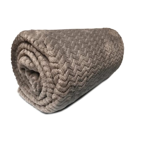 Plaid imprimé 130x180 milano gris