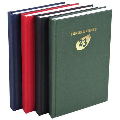 Exacompta agenda euro-cents 13.5x21 cm 1 jour par page couverture toile