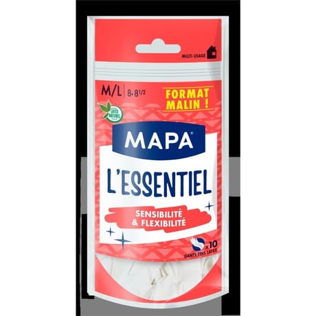 Mapa gants l'essentiel taille m/l x10
